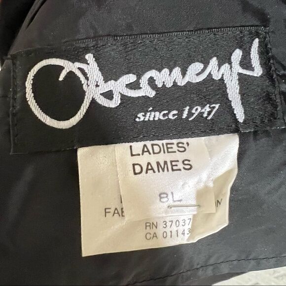 🚨4/$25 VINTAGE OBERMEYER Black Stirrup Ski Pants Size 8L - Picture 4 of 8